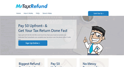 Desktop Screenshot of mrtaxrefund.com.au